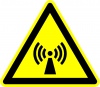 Niet-ioniserende straling, veiligheidspictogrammen, stickers