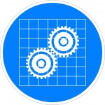 Afscherming verplicht te gebruiken, pictogrammen en stickers, ISO 7010