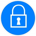 Gebruik van hangslot verplicht, pictogrammen en stickers