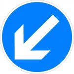 Richtingpijl type 2, pictogrammen en stickers,