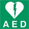 AED pictogram, sticker, veiligheidsstickers