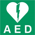 AED pictogram, sticker, pictogrammen en stickers