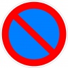 Beperkt stopverbod,pictogrammen, stickers