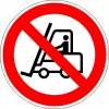 Verboden voor transportvoertuigen, pictogrammen en stickers