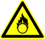 Oxiderende stoffen, veiligheidspictogrammen, stickers,