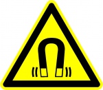 Sterk magnetisch veld, veiligheidspictogrammen, stickers, ISO 7010